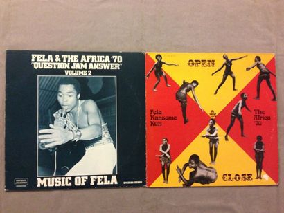 null LOT de 2 disques 33 T de Fela Kuti : 33T Fela ransome Kuti & the africa 70's...