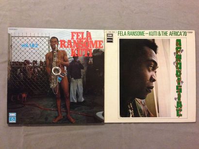 null LOT de 2 disques 33 T de Fela Kuti : 33 T Fela ransome-kuti & the african '70...