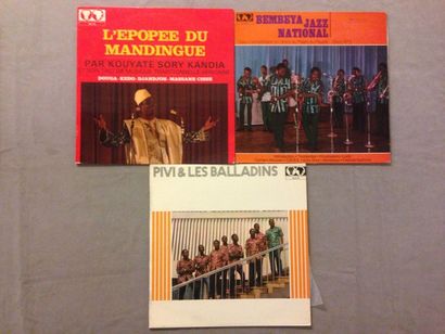 null LOT de 15 disques 33T du Label Syliphone : 33 T Gala télévisé bembeya national...