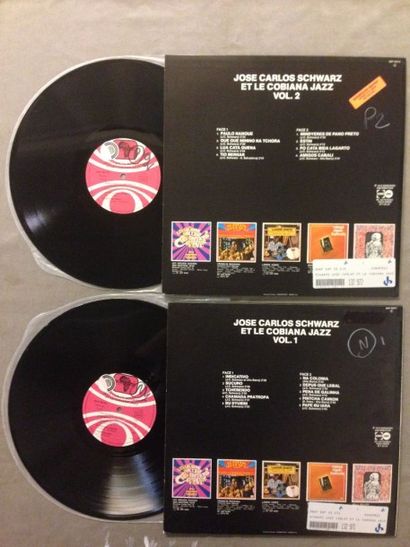 null LOT de 2 disques 33T du label Sonafric : 33 T José Carlos Schwarz et le cobiana...