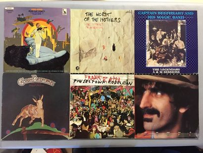 null LOT de 11 disques 33 T de Frank Zappa et musiciens affiliés : 33T Captain Beefheart...