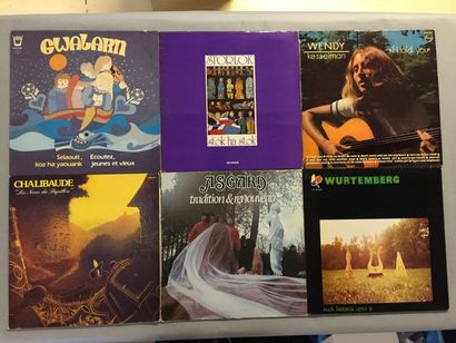 null LOT de 12 disques 33T de folk Français : 33T Parrenin, Fromont, Lefebvre - Château...