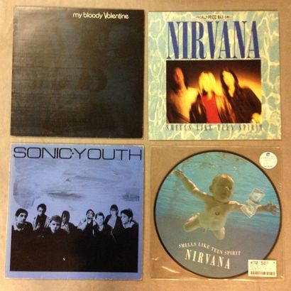 null LOT de 6 disques 33 T et Maxi 45 T de My Bloody Valentine, Nirvana &
Sonic Youth...