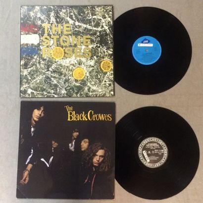 null LOT de 5 disques 33 T de The Stone Roses, Nick Cave, The Black Crowes & PJ Harvey...