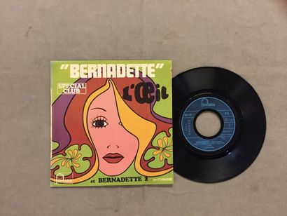 null 1 disque 45 T Bernadette rare freakbeat funk : 45 T Bernadette – L'œil FONTANA...