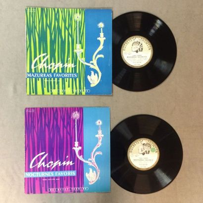 null LOT de 2 disques 33 T de Yura Guller : 33T Chopin - Nocturnes Favoris- Yura...