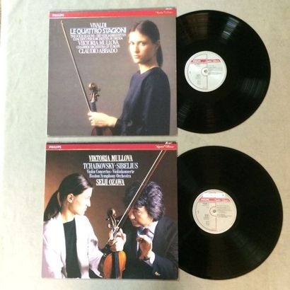 null LOT de 2 disques 33 T de Victoria Mullova : Vivaldi - 4 Saisons - Victoria Mullova...
