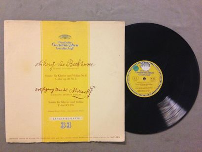 null LOT de 1 disque 33 T de Johanna Martzy : Ludwig Van Beethoven, Wolfgang Amadeus...