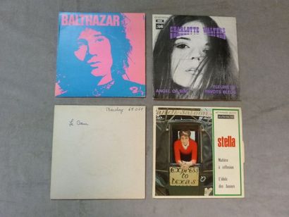 Lot de 4 disques 45 T Psych/Jerk : Balthazar...