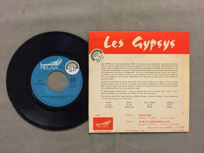  1 disque 45 T Garage Mod Beat : 45 T Les Gypsys – Prolétaire (EX/EX) Set of 1 SP...