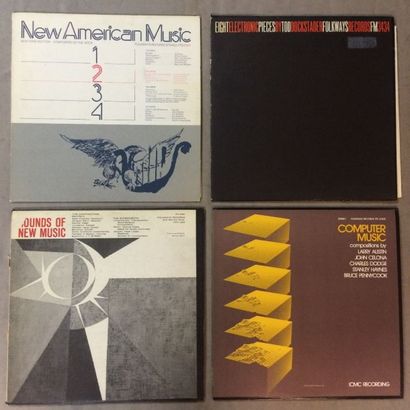 null LOT de 5 disques 33 T experimentale Label FOLKWAYS : 33T Musique Américaine...