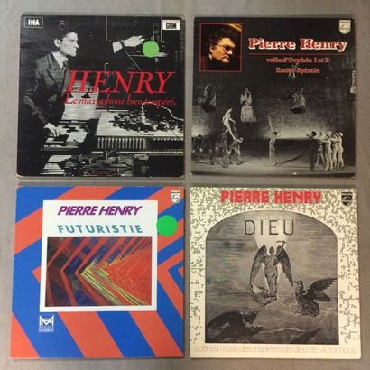 null LOT de 9 disques 33 T de Pierre Henry : 33 T P Henry - Le Microphone bien tempéré...