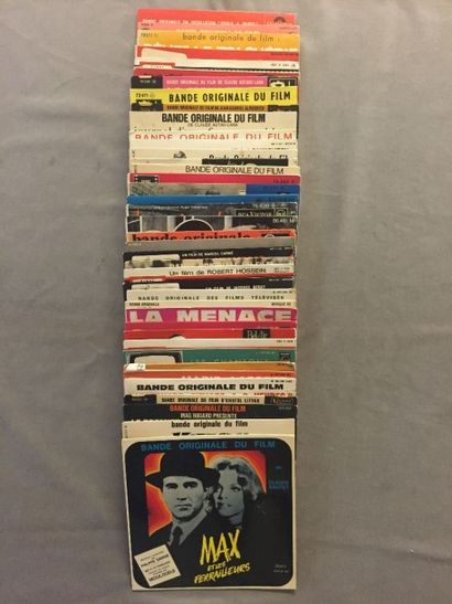 null LOT de 40 disques EP de bandes Originales de films : EP Seule à Paris POLYDOR...