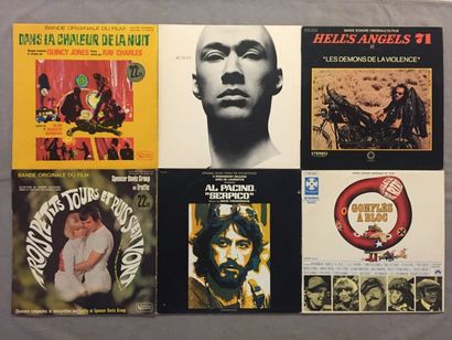 null LOT 6 disques 33 T Bandes Originales de films : 33 T Quincy Jones - Dans la...