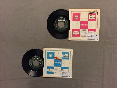 null LOT de 2 disques 45 T de Bandes Originales de films de Serge Gainsbourg : 45...