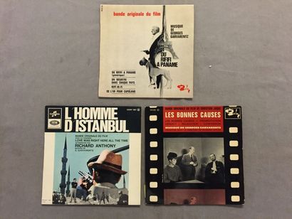 null LOT de 3 disques EP de Bandes Originales de films de Georges Garvarentz : EP...