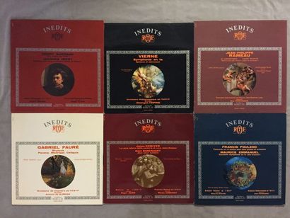  LOT de 10 disques 33T Les inédits de la Musique classique ORTF : 33T Henry Barraud,...