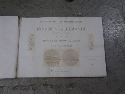 null Album de 18 photographies de g. Blaise - photographe à Tours "invasion allemande...