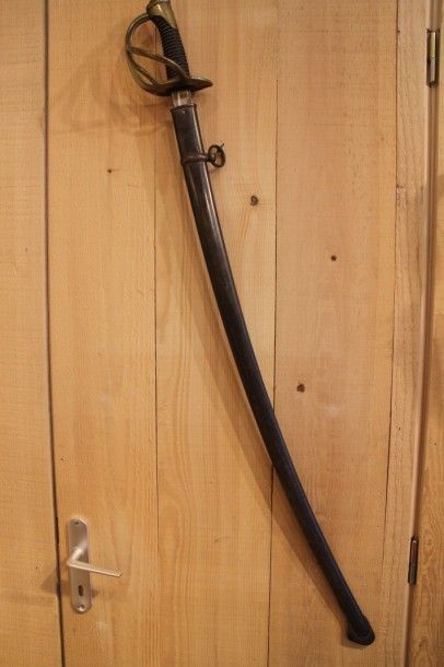 null Sabre de Cavalerie, modèle 1822 modifié 1877, manufacture d’arme de Chatellerault

L....