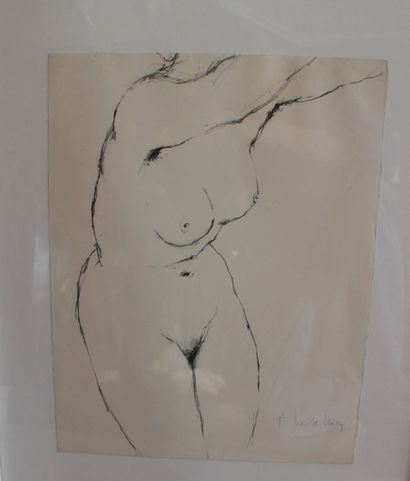 null Pierre LETELIER (Né en 1928) "Nu" Lithographie, signée en bas à droite
37 x...
