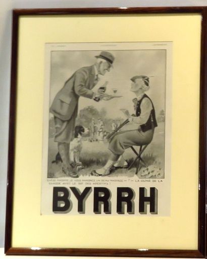 null Affiche Publicitaire "Byrrh", d’après les éditions originales

34 x 25 cm (à...