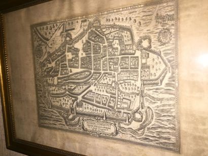 null Ecole du XVIIe siècle 

"Plan de la ville de Rennes"

Gravure en noir, titrée...