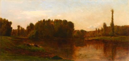 DAUBIGNY Charles-François (1817-1878) DAUBIGNY Charles François (1817-1878) 

"Bord...