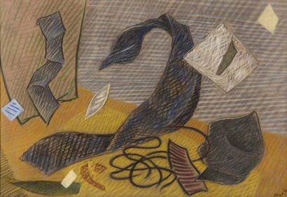 null Henri GOETZ (1909-1989) 

"Composition" 

Pastel chauffé, signé en bas à droite

50...
