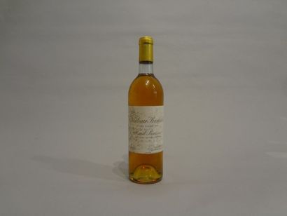  1 Bouteille - Château Broustet, 1972, 2e GCC de Barsac (étiquette en mauvais état;...