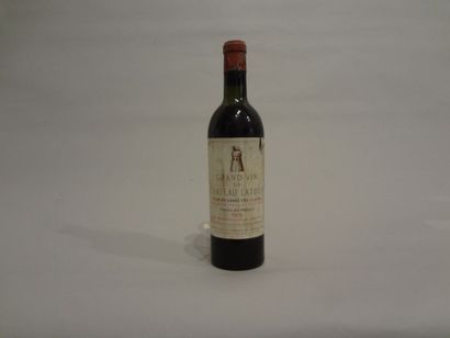 null 1 Bouteille - Château Latour, 1959, 1er GCC de Pauillac (étiquette déchirée,...