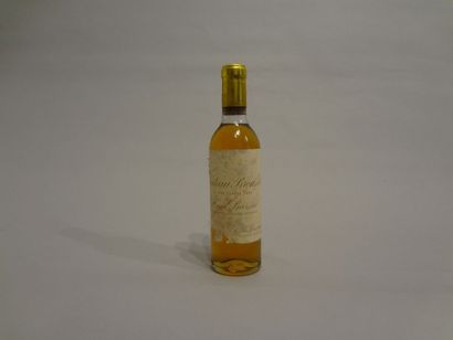  1 Demi-bouteille - Château Broustet, 1972, 2e GCC de Barsac (étiquette en mauvais...