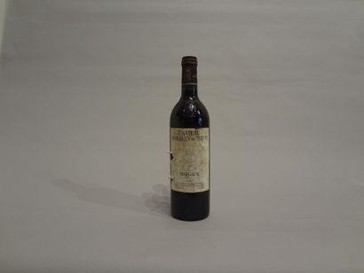 null 3 Bouteilles - Château Marquis de Terme, 1987, GCC de Margaux (3 étiquettes...