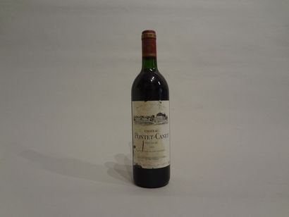 null 6 Bouteilles - Château Pontet Canet, 1991, GCC de Pauillac (5 étiquettes en...