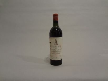 null 5 Bouteilles - Château Latour, 1953, 1er GCC de Pauillac (5 étiquette en mauvais...