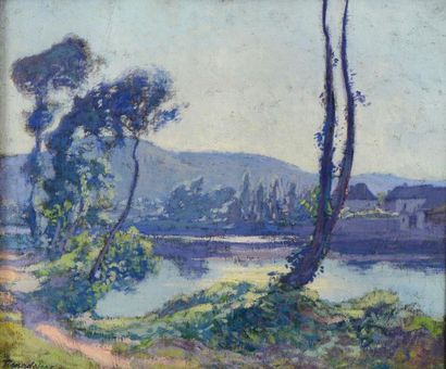 null MADELINE Paul (1863-1920)

"Bord de fleuve"

Huile sur toile, signée en bas...