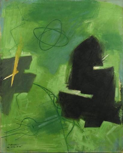 null COLIN Paul (1892-1985)

"Composition sur fond vert"

Huile sur toile, signée...