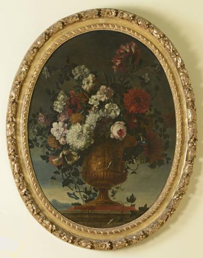 null Attribué à DUTILLIEU Charles-Gilles (paris 1697-1738)

"Fleurs dans un vase...
