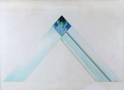 Jean-Claude FARHI (1940-2012) Composition géométrique, 1980

Aquarelle et collage...