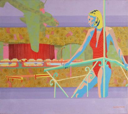 Yves AUBRY-MORE (né en 1957) Saison de feuilles, 1995 

Acrylique sur toile, signée...