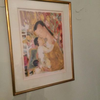 null LE PHO (1907-2001)

"Femme à l'enfant"

Lithographie, signée en bas à droite,...