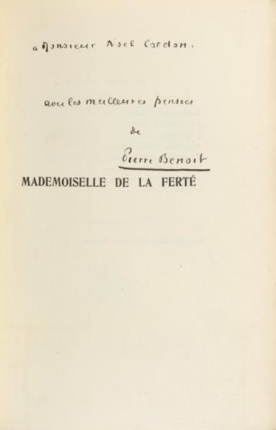 null 34 BENOIT (Pierre). Axelle. Paris, Éditions Mornay, s. d. [1932]. In-8° carré,...