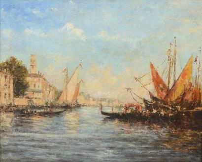 MANAGO Vincent (1880-1936). "Canal à Venise"

Huile sur carton,

31 x 40 cm