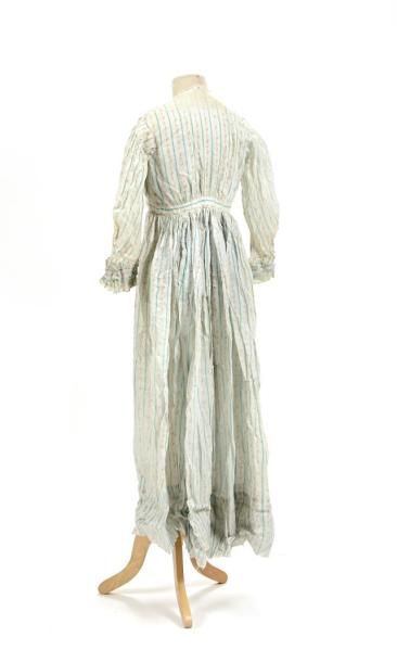 Robe d’été, milieu XIXème siècle, gaze de...