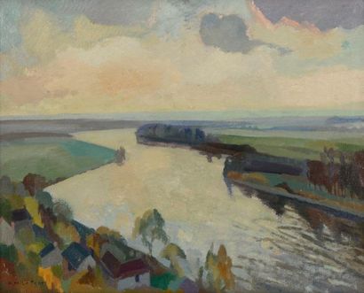 null Alfred Marie LE PETIT (1876-1953)

"La Seine à la Frette"

Huile sur toile,...
