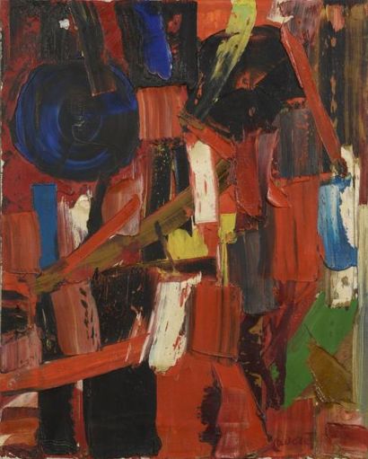null Michel CADORET (1912-1985).

"Composition abstraite"

Huile sur toile, signée...