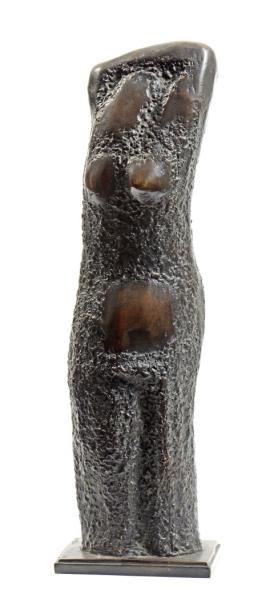 null Aristide PATSOGLOU ( né en 1941) 

"Femme Debout"

Epreuve en bronze, à patine...