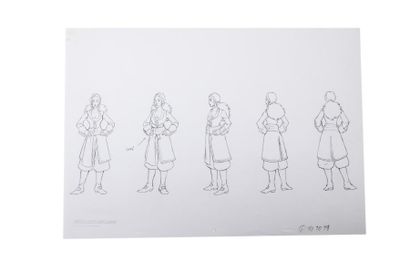 Jean-Christophe LIE CINQ DESSINS ORIGINAUX du film d’animation «Zarafa» de Rémi Bezançon...