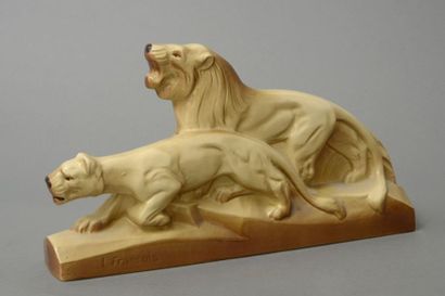 L. François

Lion et Lionne

Edition Céramique...