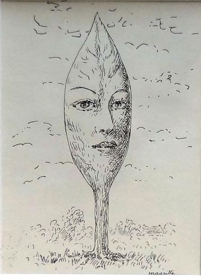 null René MAGRITTE (1898-1967) 

Rêves, illustration pour « Poèmes »

Reproduction...
