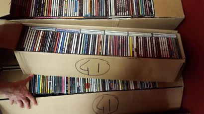 null Lot de 500 CD variés